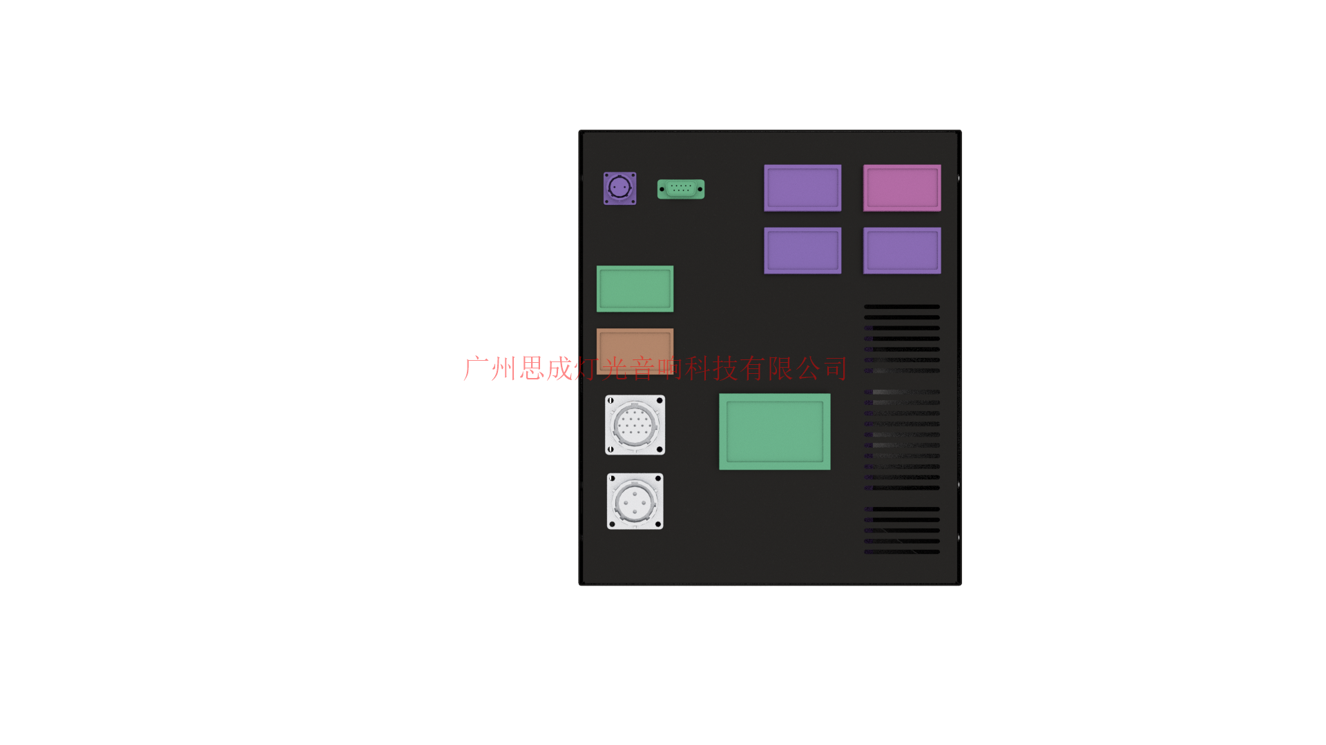 全息3D霧屏/霧幕機/水霧機投影細(xì)節(jié)圖展示效果圖